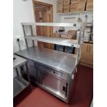 Lincat Panther P6P4 670 Series Stainless Steel Free-Standing Hot Cupboard - Plain Top - W 1530