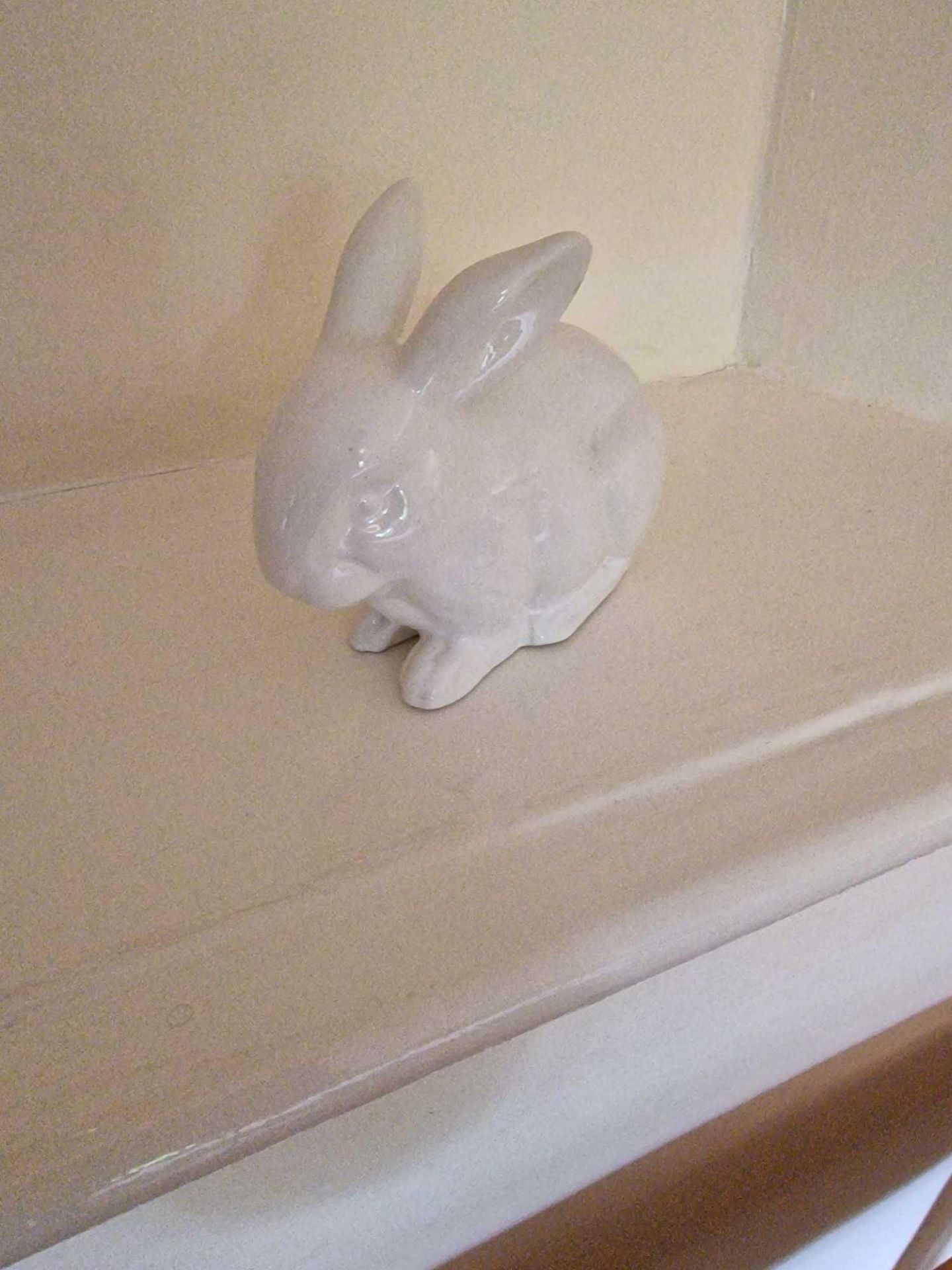 Casa Fina White Porcelain Rabbit Objet