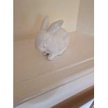 Casa Fina White Porcelain Rabbit Objet