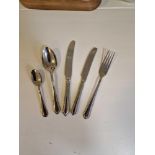 Lancaster Dubarry 18/10 Stainless Steel Cutlery Approximately 50 Covers Of Each Knife Fork And