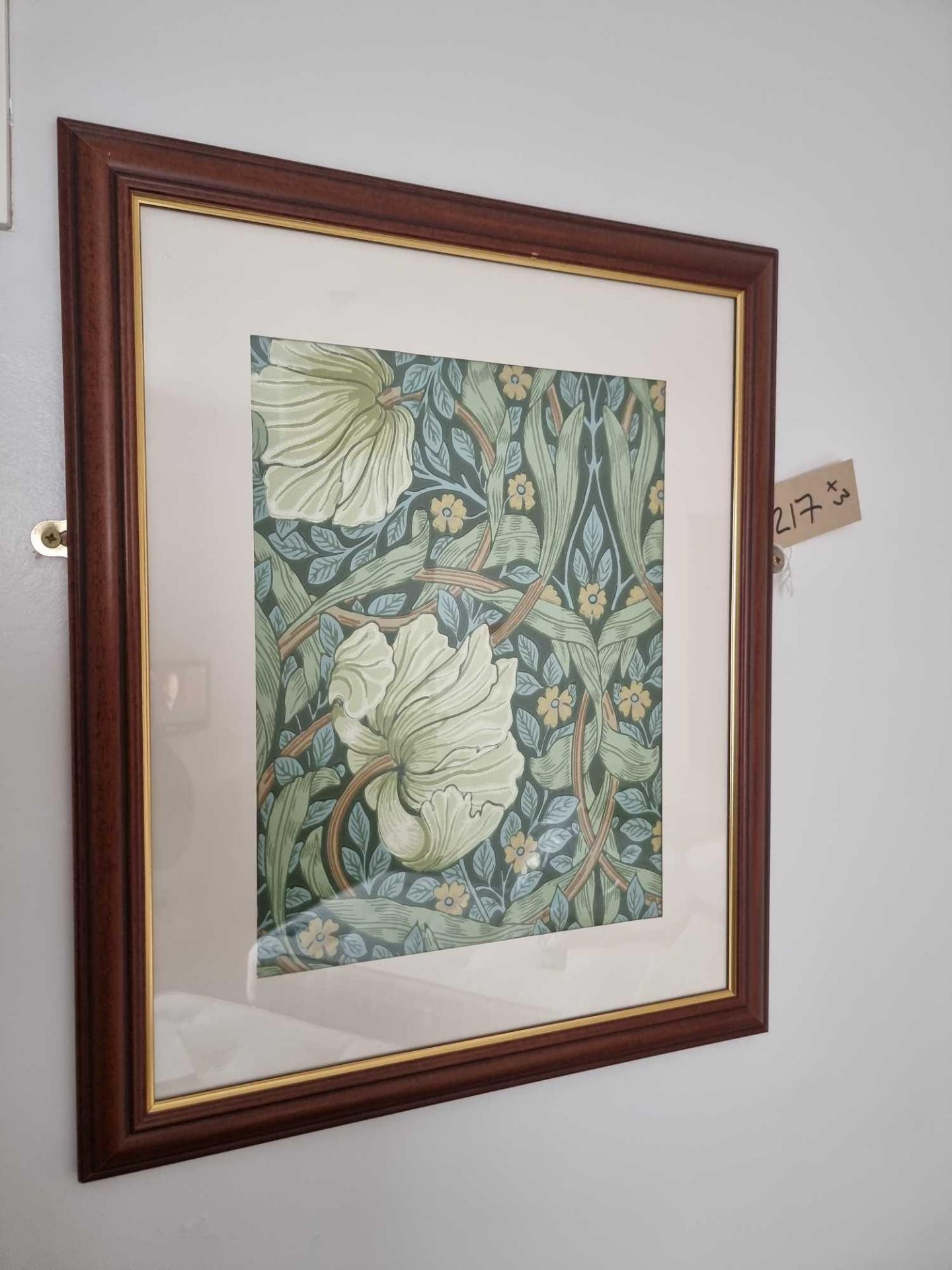 3 X Framed William Morris Archive Prints In Wood Frames (Room 19)