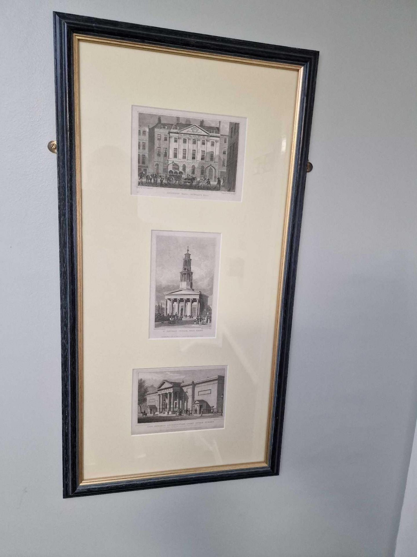 Framed Print Skinners' Hall Dowgate, City Of London St. Pancras Church West Front And The Russell