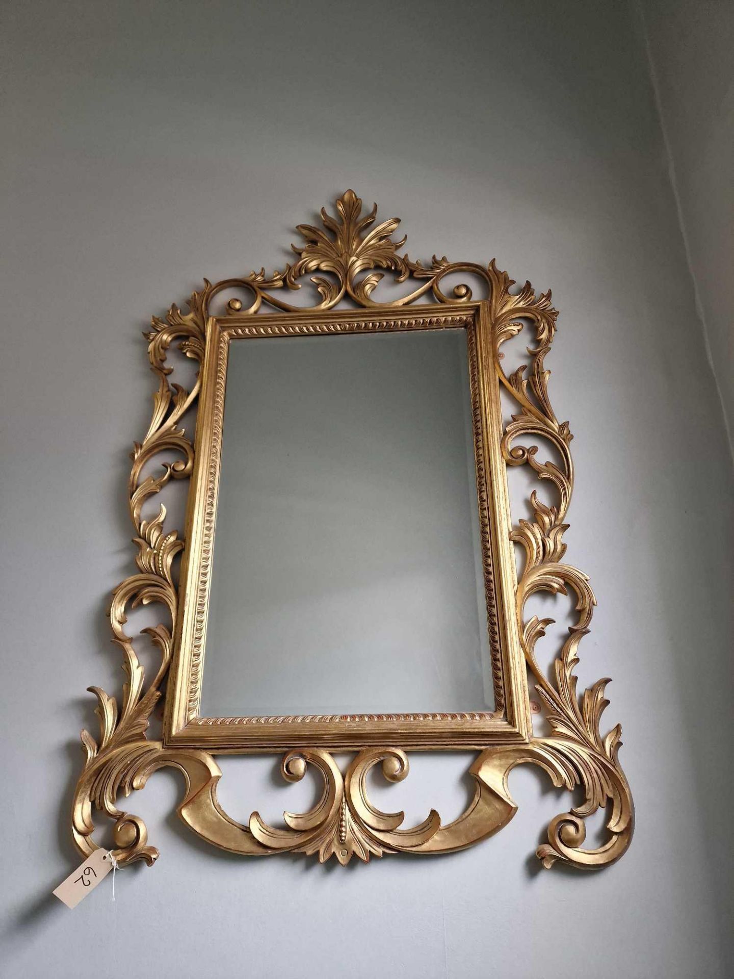 Chippendale Giltwood Style Ornate Pier Mirror 96 X 150cm - Bild 2 aus 4