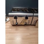 Caterlite 4 Slot Stainless Steel Toaster Adjustable Browning Control 1.4kw To 1.6kw Depending On