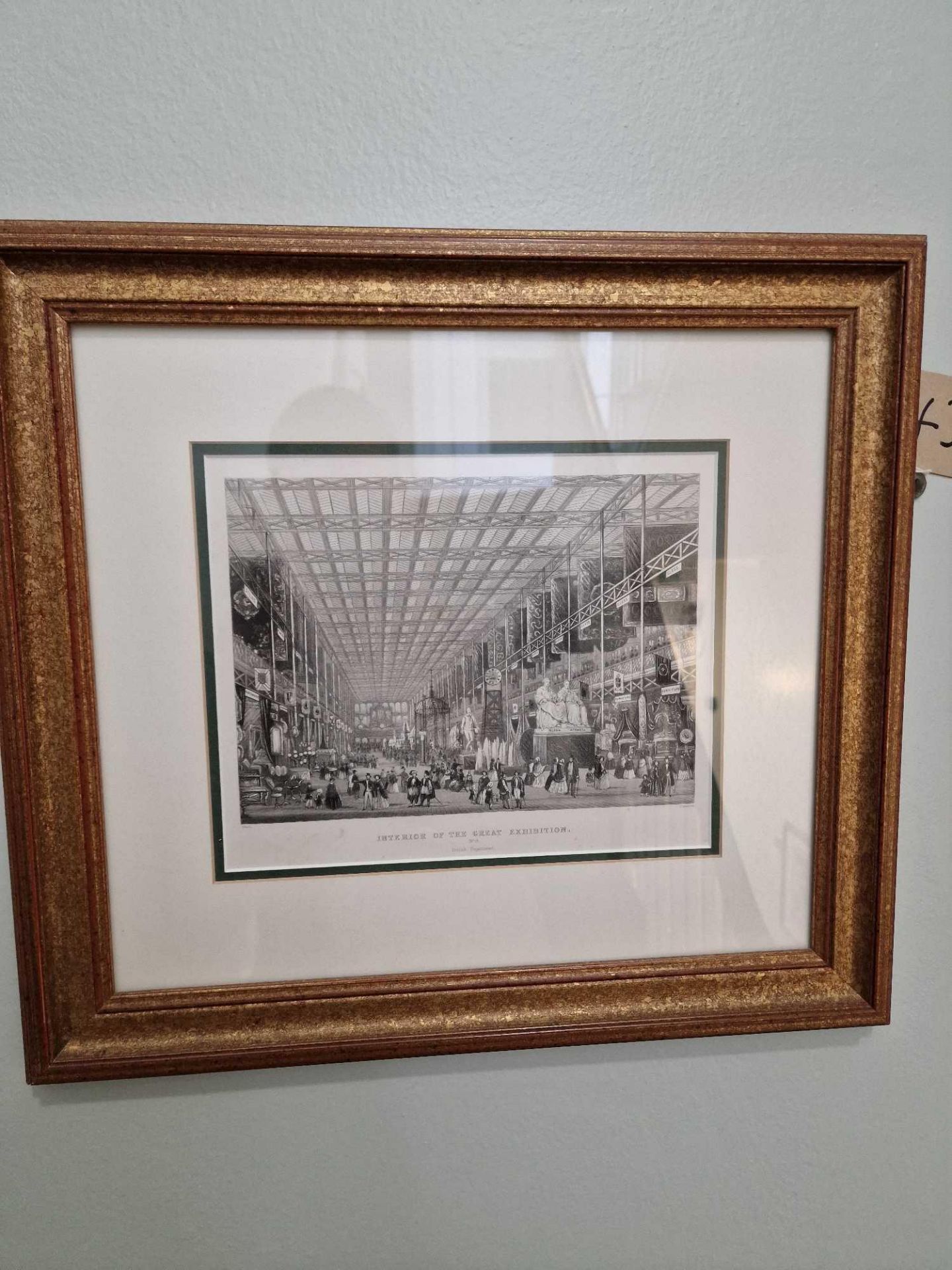 Framed Print Interior Of The Great Exhibition. No.8. British Department. Artist: Read Engraver: