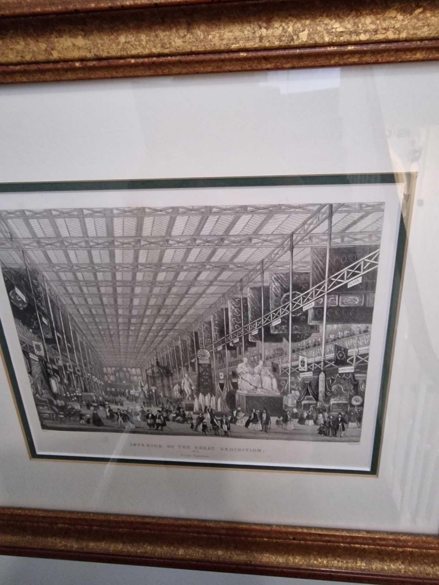Framed Print Interior Of The Great Exhibition. No.8. British Department. Artist: Read Engraver: - Bild 2 aus 2