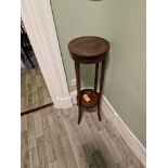 Mahogany Jardiniere Stand 31 X 93cm