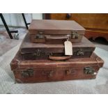 3 x Vintage Cases as Photographed