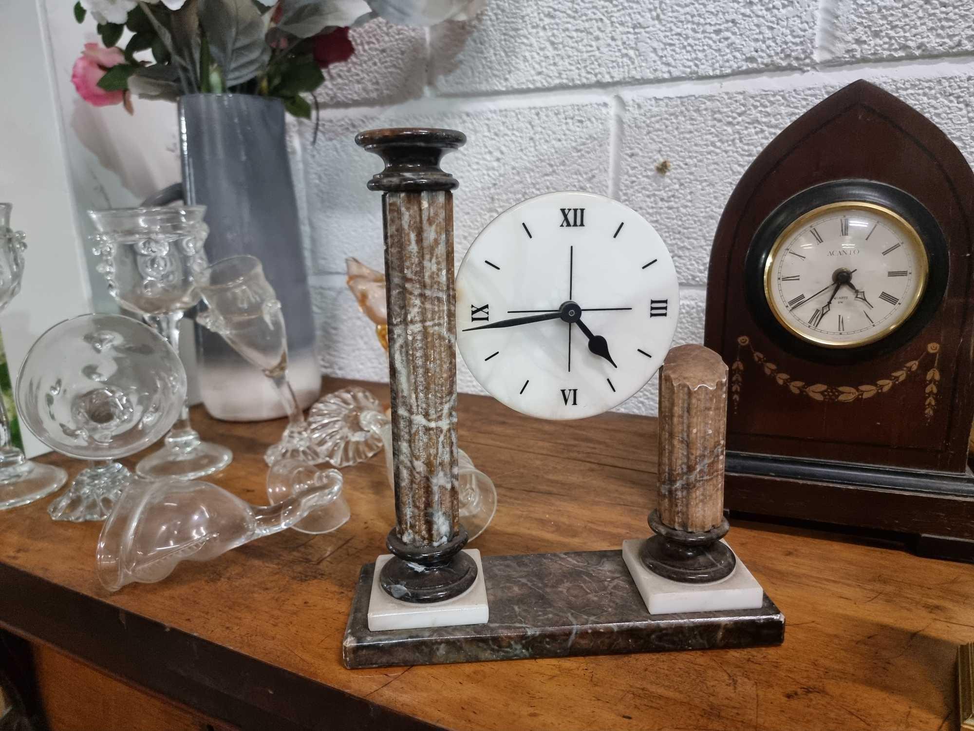 A Collection Of Five Clocks Comprising A Smiths Vintage Bracket Clock A Acanto Clock, Ingersoll - Image 2 of 6