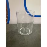 A Cylindrical Glass Vase 24cm High ( CP1256)