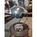Chelsom Desk Hub Cap Lamp DL/41/C Polished Chrome A Timeless Piece That Would Look At Home In Both