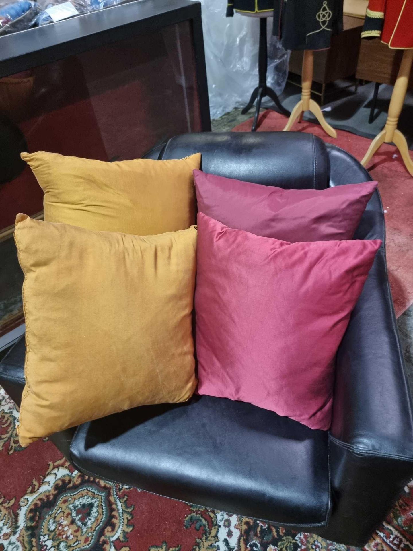 4 x Silk Scatter Cushions 40 x 40cm - Bild 2 aus 3