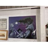 Artwork On Canvas Titled Afro Samurai Signed Joe X Afro Samurai Is A Japanese Seinen DÃ…Âjinshi