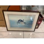 Robert Taylor Signed Art Print The Last Phantom In Glazed Frame Signed Bottom Right Dated 1978 33