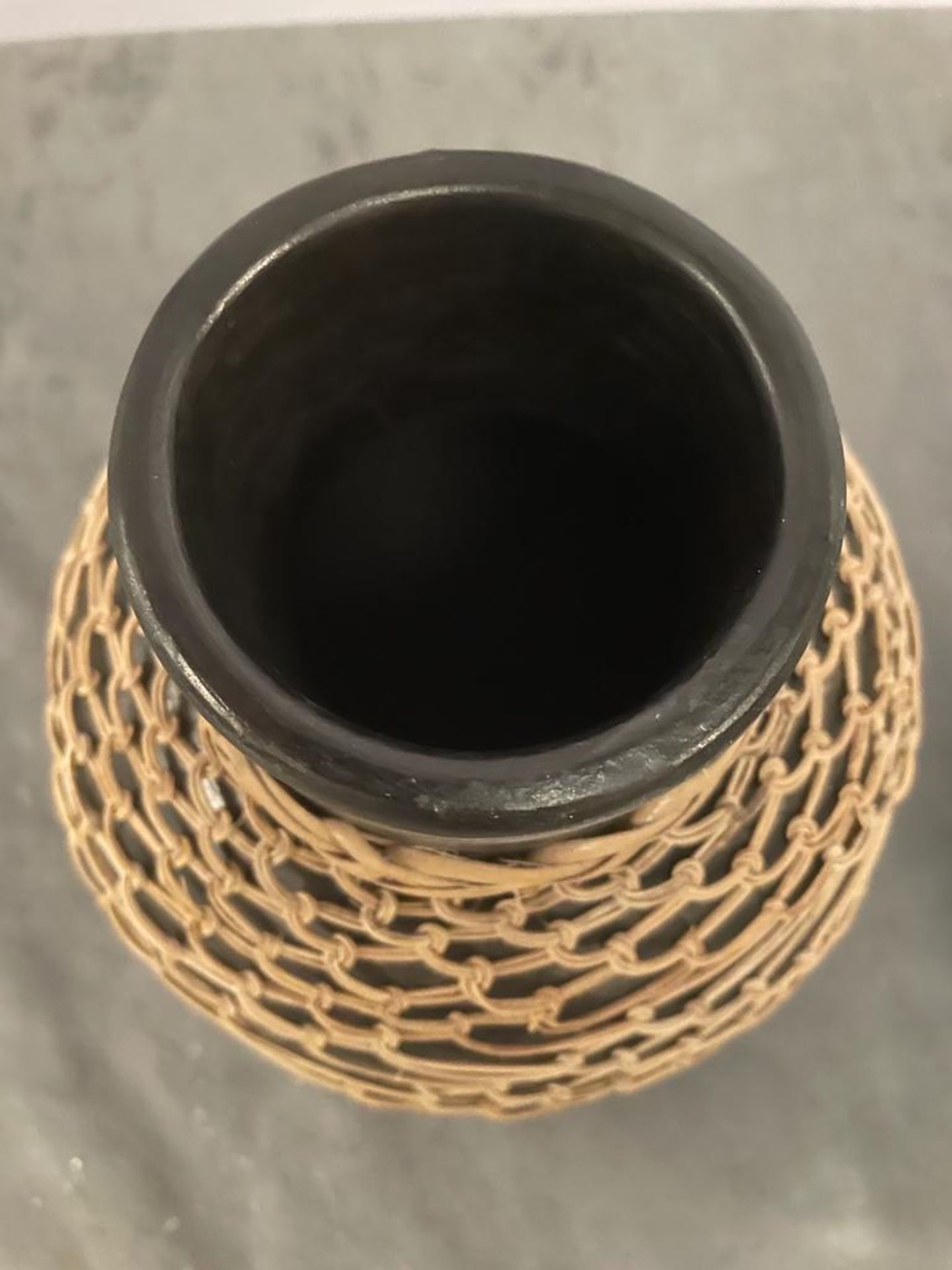 Lene Bjerre Black Vase 17cm High ( CP1294) - Image 2 of 3