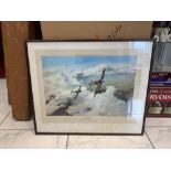 Robert Taylor Limited Edition Art Print Duel Of Eagles The Image Depicts RAF Legend Douglas Bader