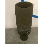 Black Pedestal Vase II BY Alison Lousada Pedestal Vase II Is A Decorative Ceramic Piece With A