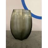 Vase Guaxs Koonam Light Steel Grey-Black Vase 17cm High ( CP1278)