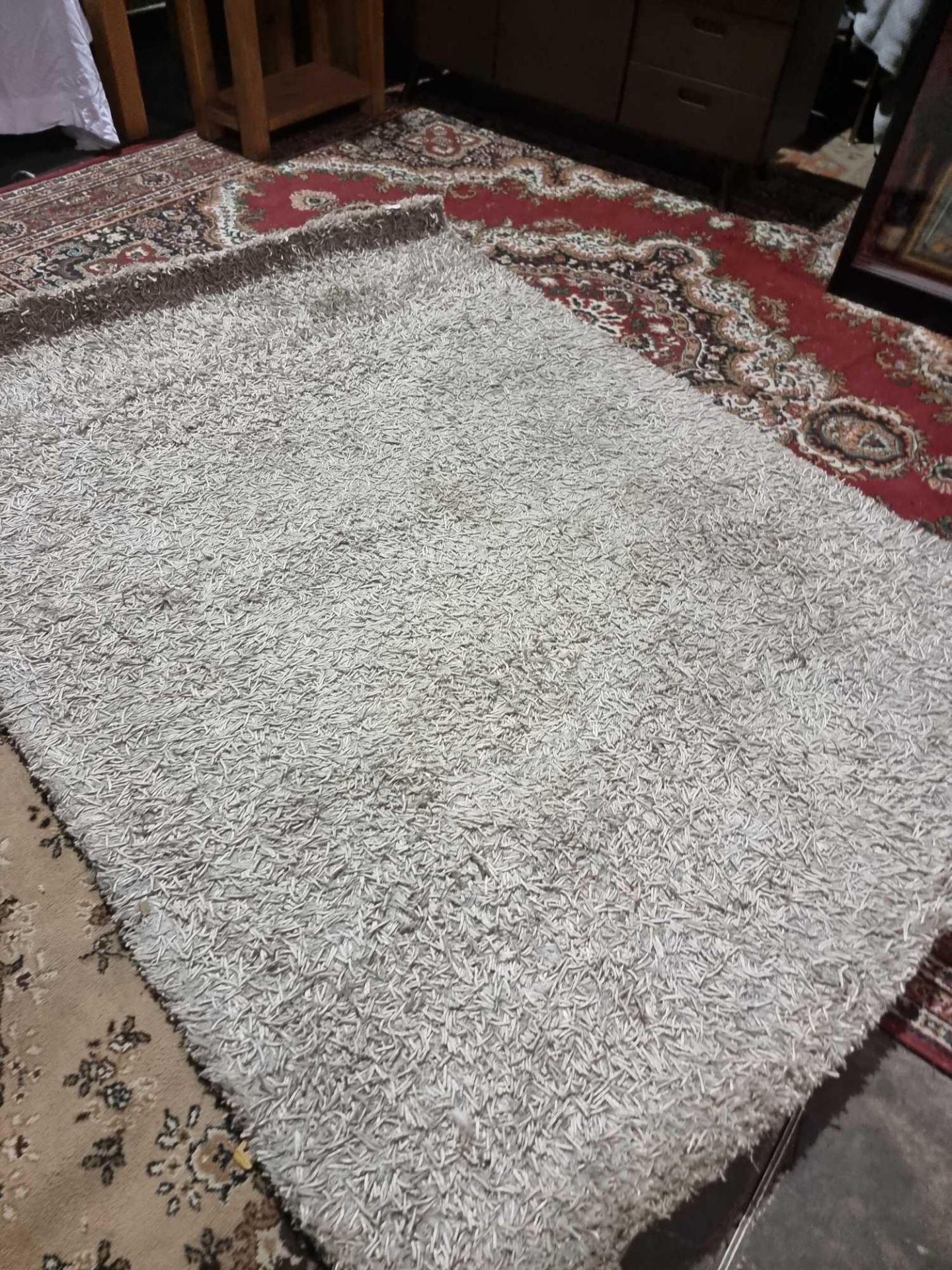 Habitat Spider Wool Blend Area Rug Off White 245 x 180cm - Image 4 of 4