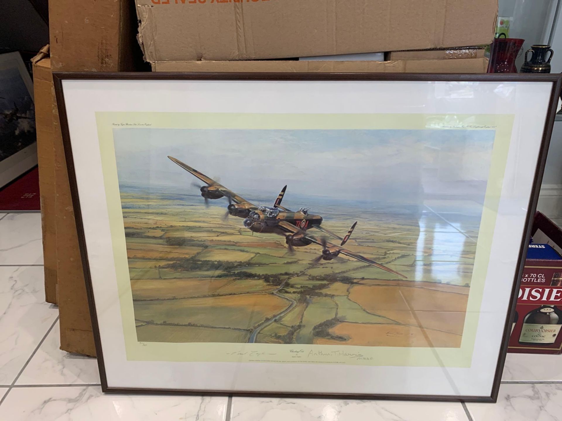 Robert Taylor Limited Edition Art Print Edition 570/85 Titled Climbing Out Signed By The Artist