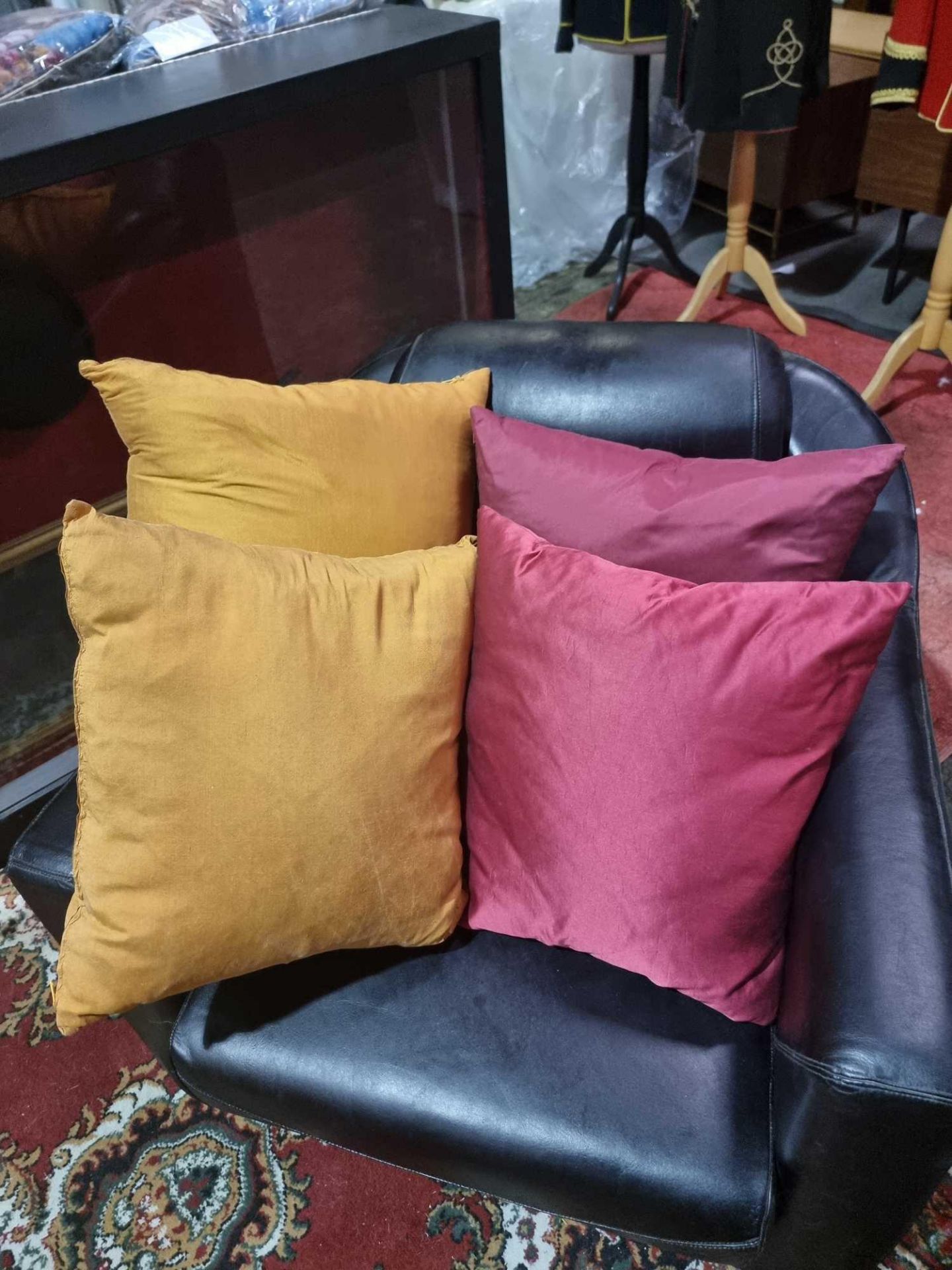 4 x Silk Scatter Cushions 40 x 40cm - Bild 3 aus 3