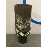 Black Pedestal Vase II BY Alison Lousada Pedestal Vase II Is A Decorative Ceramic Piece With A