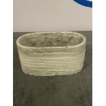 Ovoid Vase Grey Vase/Planter 10cm High Natural Stone Vessel Adds Enduring Strength While Maintaining