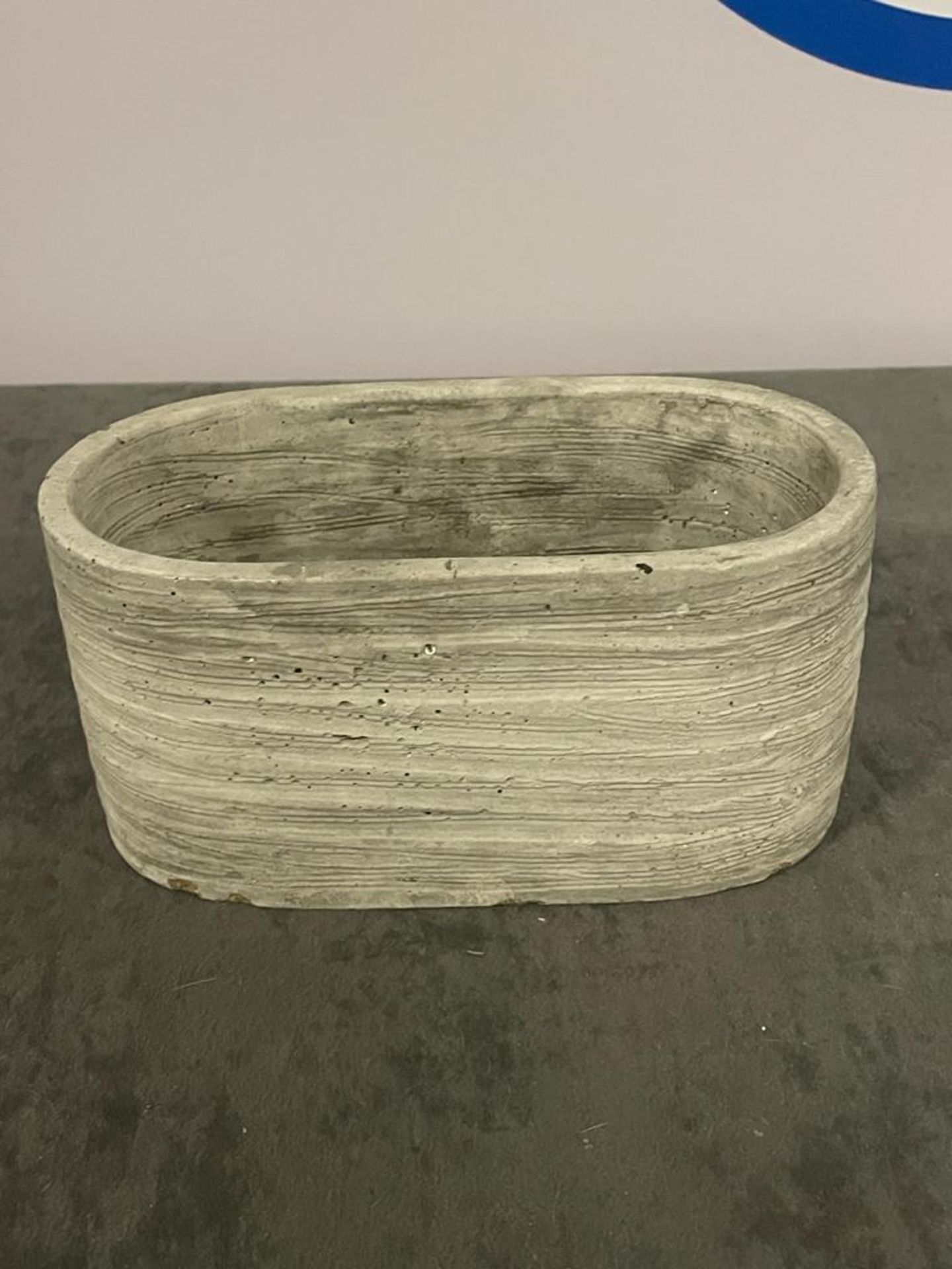 Ovoid Vase Grey Vase/Planter 10cm High Natural Stone Vessel Adds Enduring Strength While Maintaining