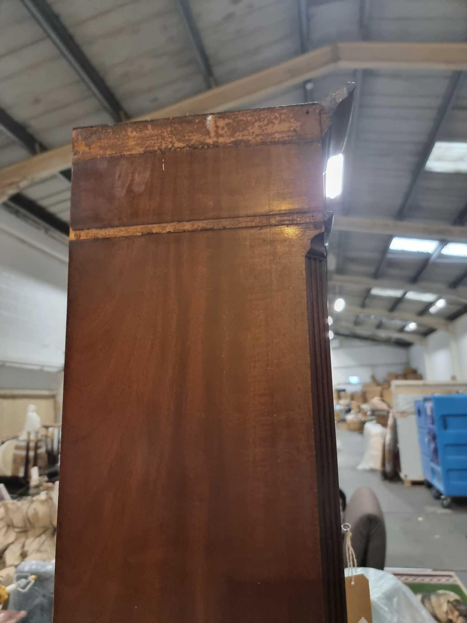 Mahogany Secretaire Bookcase By P E Gane Ltd, 1909-1954, Bristol, Furnishers Surmounted By Double - Image 13 of 15