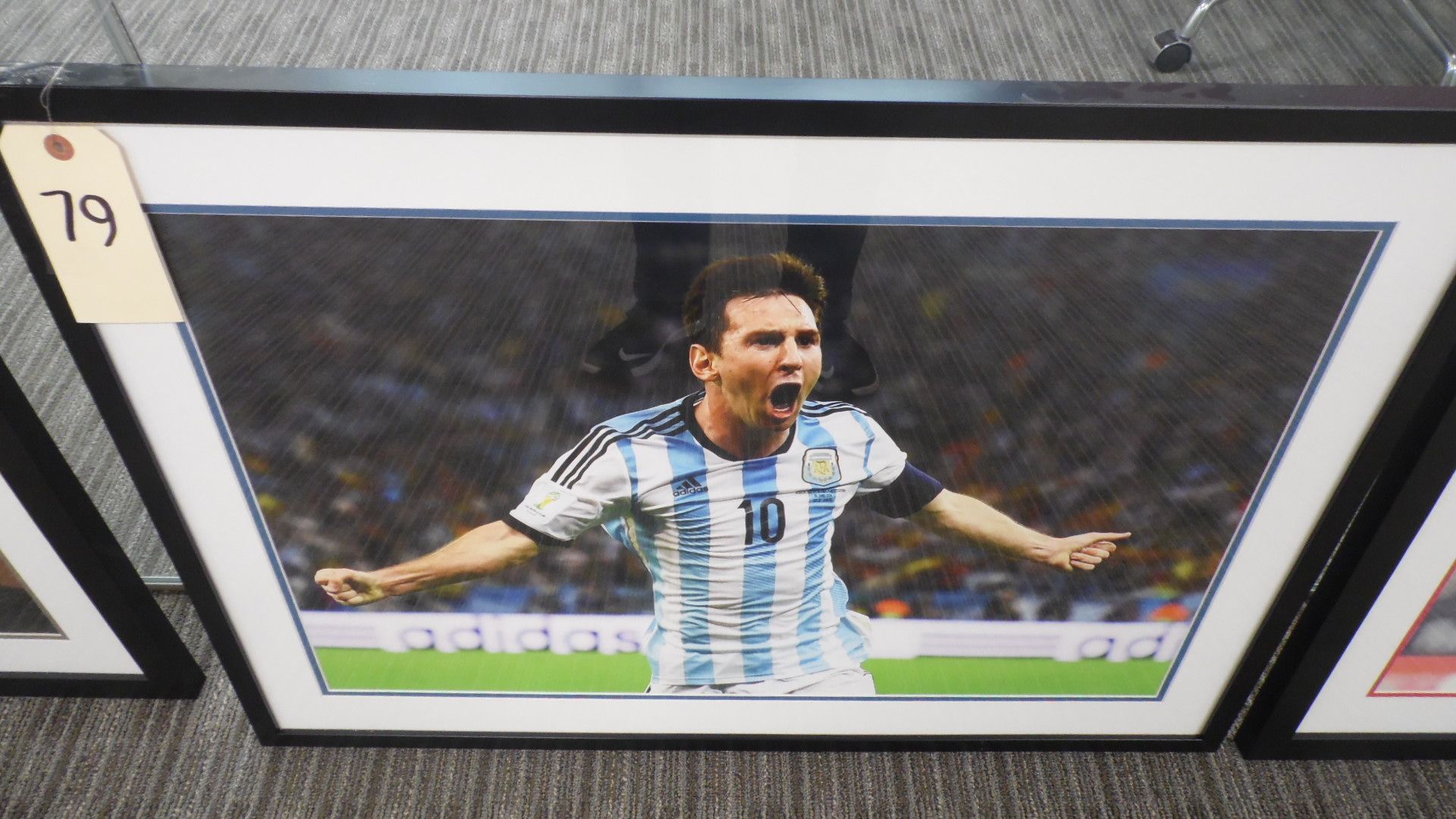 23" X 33" LEO MESSI SOCCER PICTURE