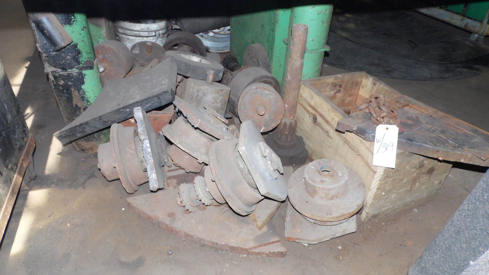 RAIL ROAD TRUCK WHEELS (UNDER TABLE) - Image 2 of 2