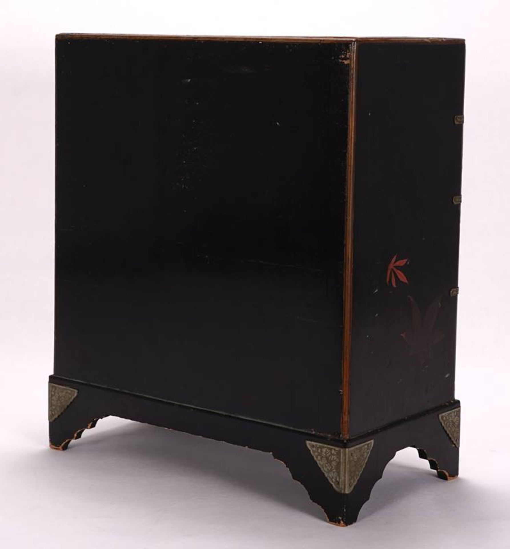 Japanese lacquer cabinet - Image 4 of 6