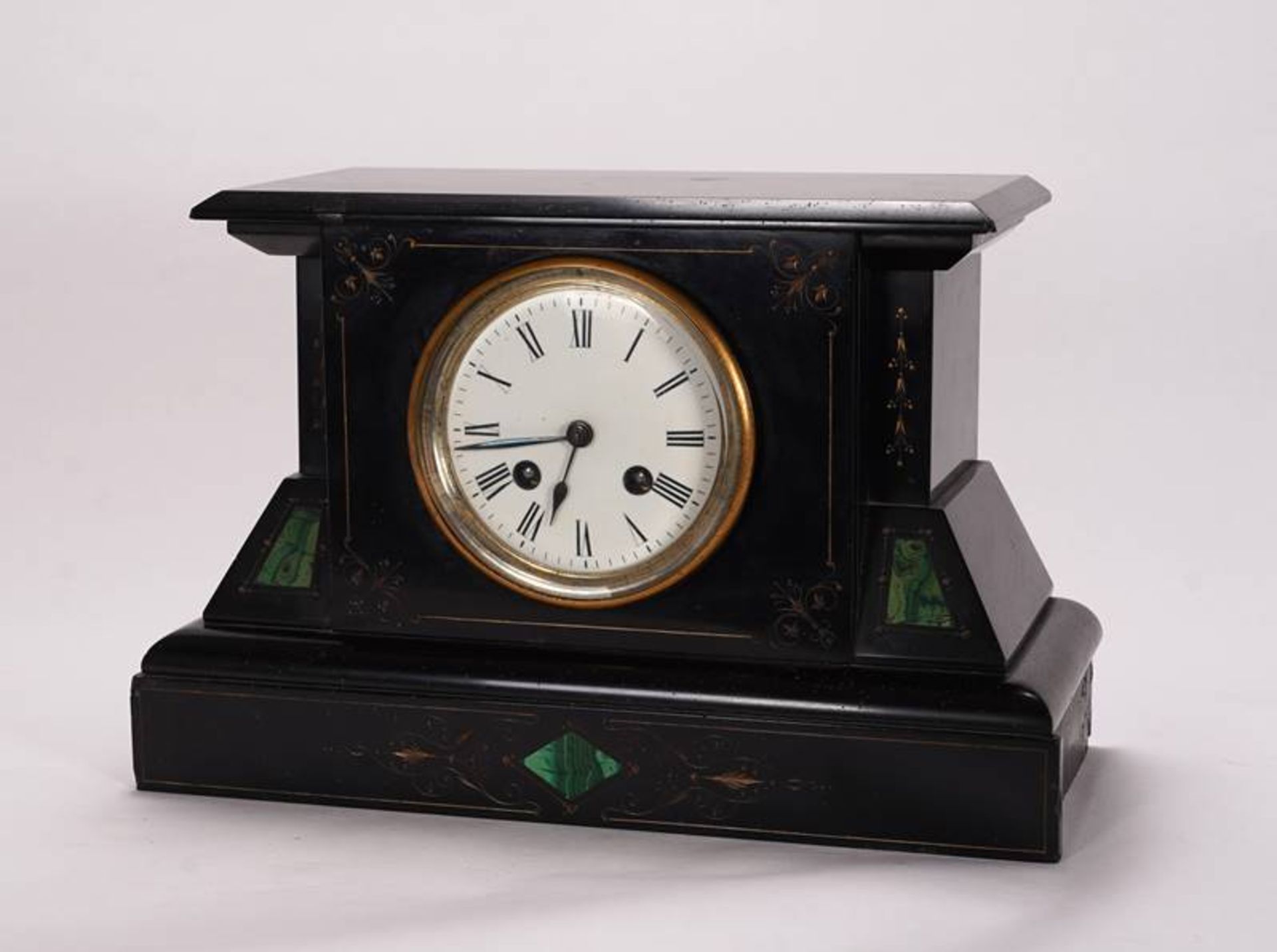 Fireplace clock