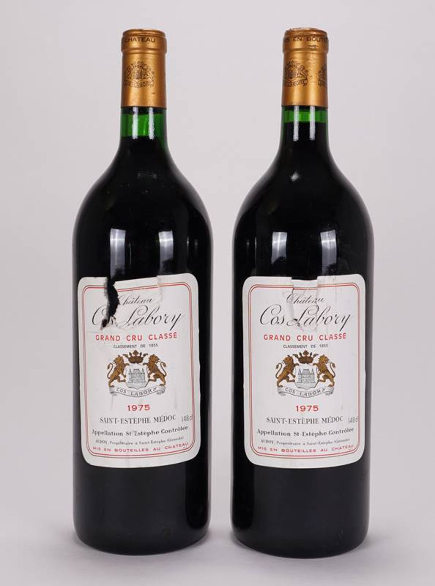 Two magnum bottles Chateau Cos Labory
