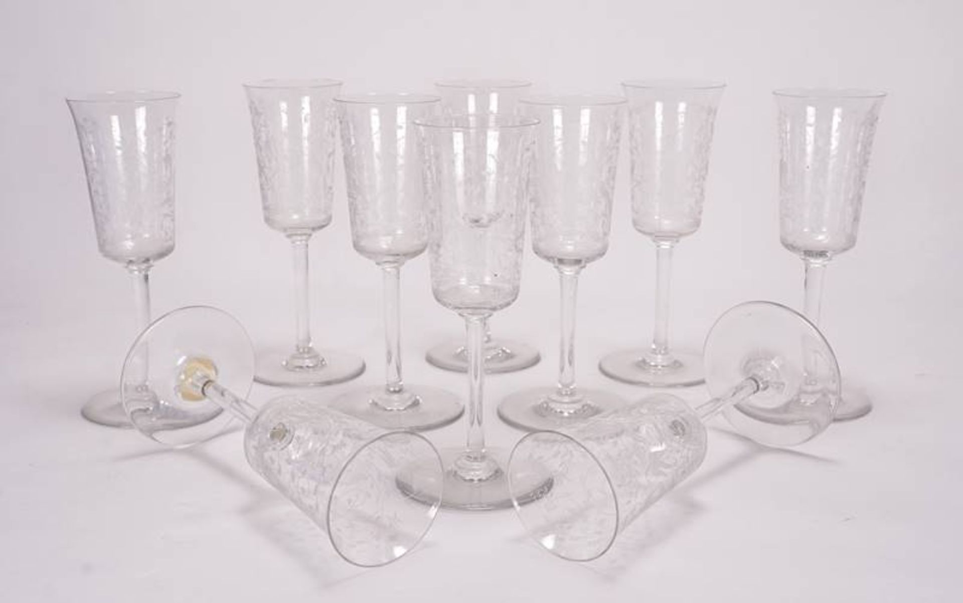 10 Baccarat Süßweingläser