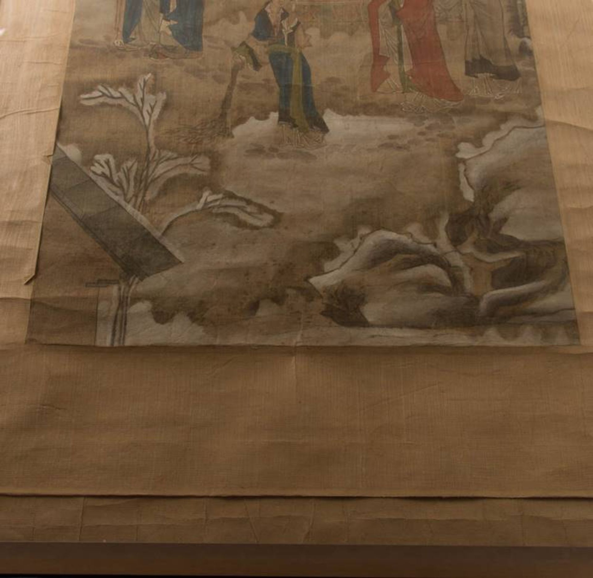 Japanese scroll painting - Image 2 of 8