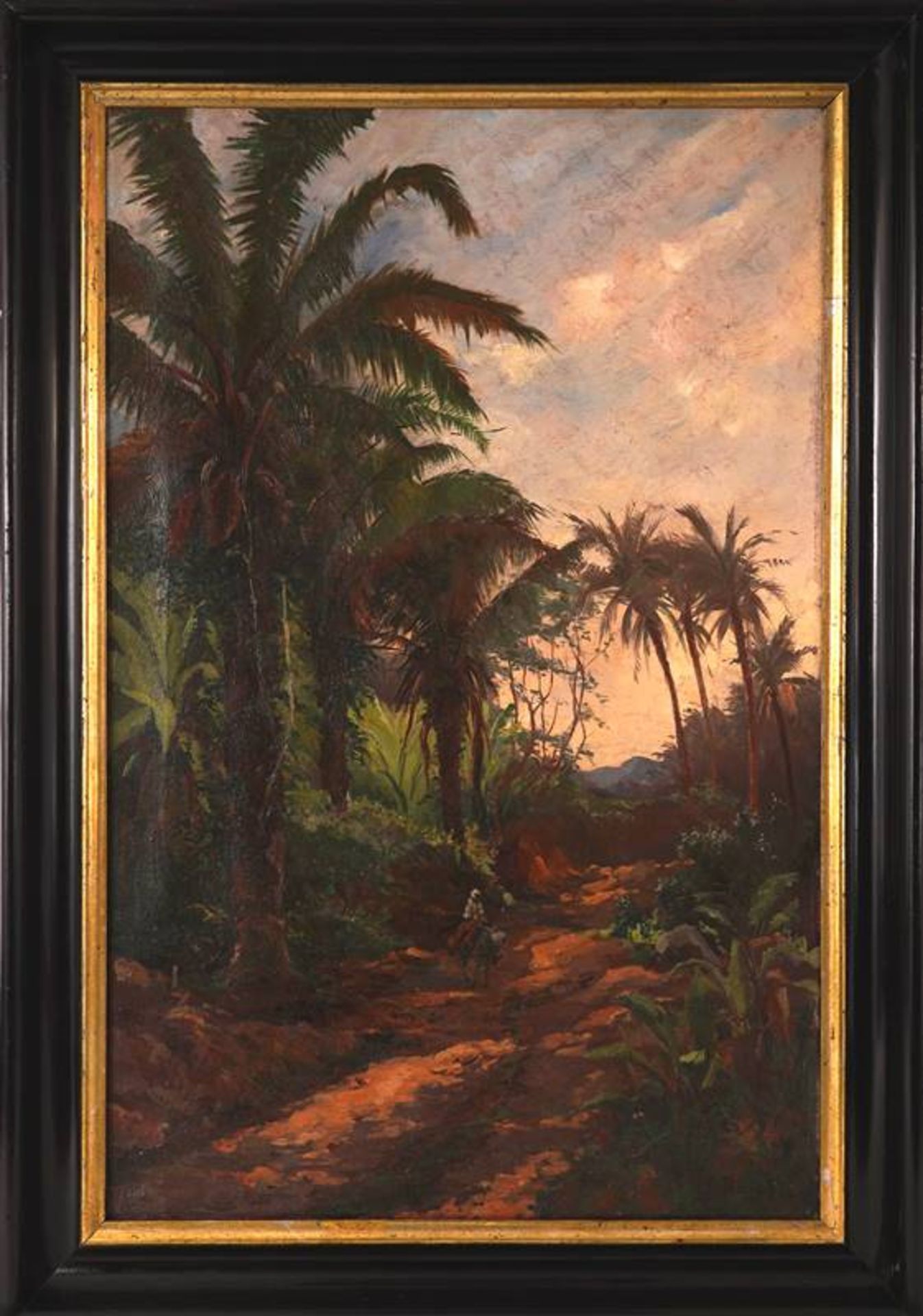 Jungle Landscape with Palm Trees - Image 2 of 4