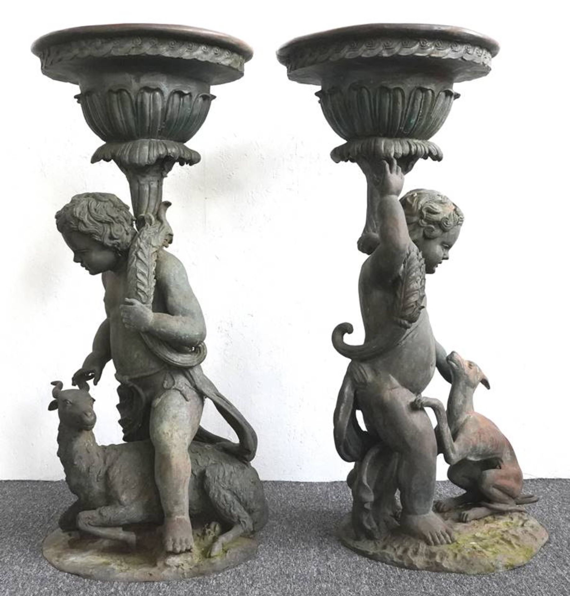 Pair of park figures - Image 7 of 8