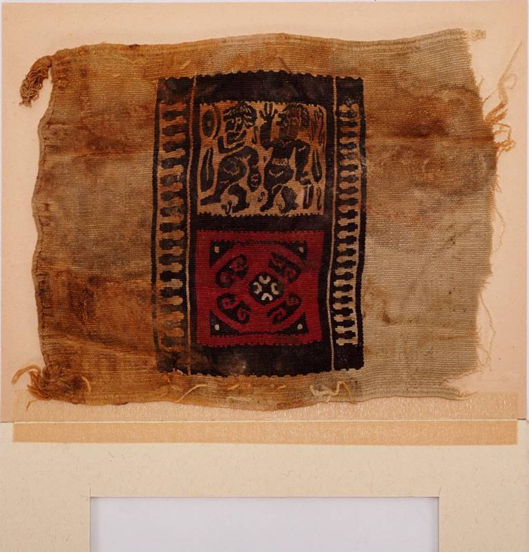 Coptic textile fragment  - Image 3 of 3