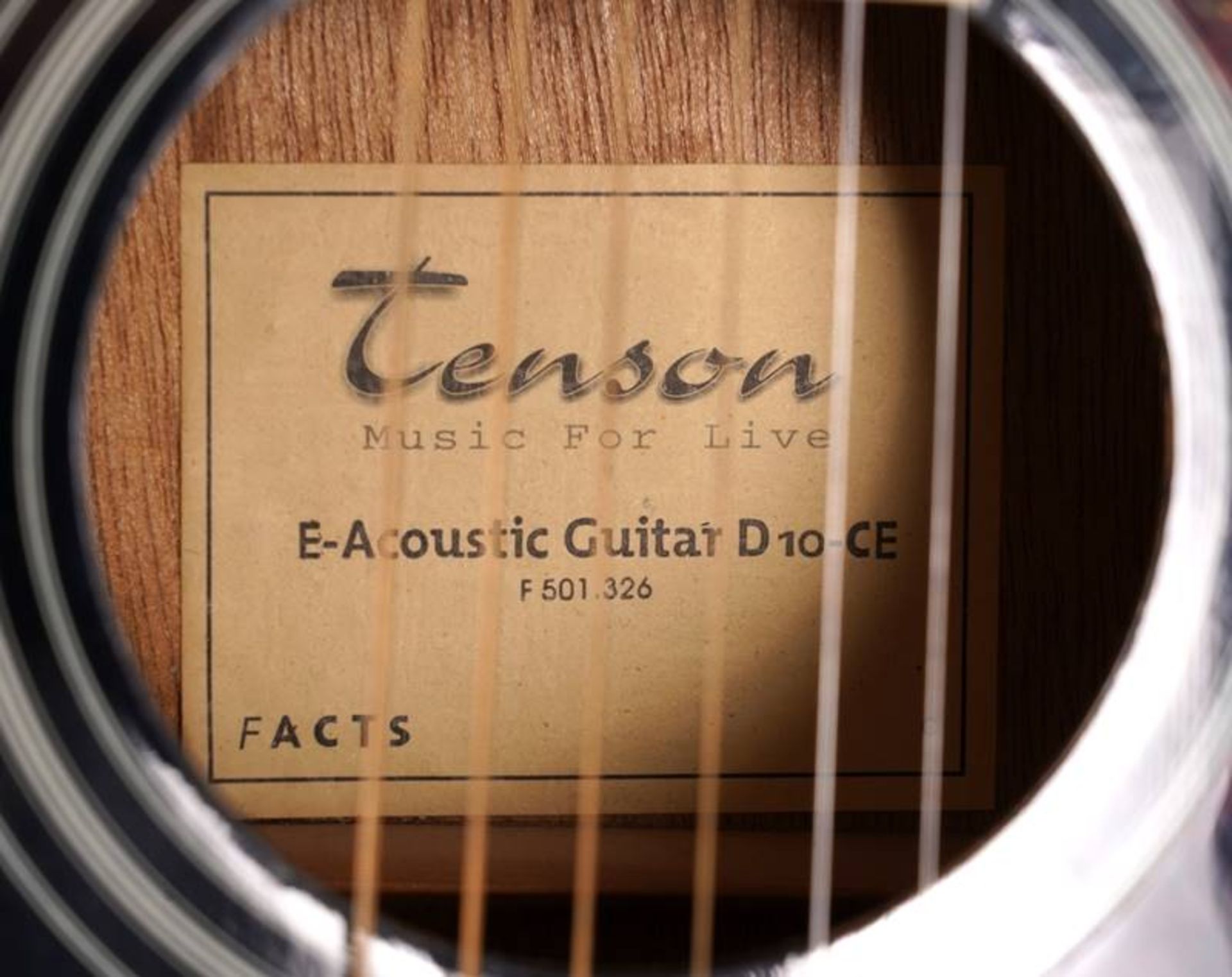 Tenson Guitar - Image 6 of 6