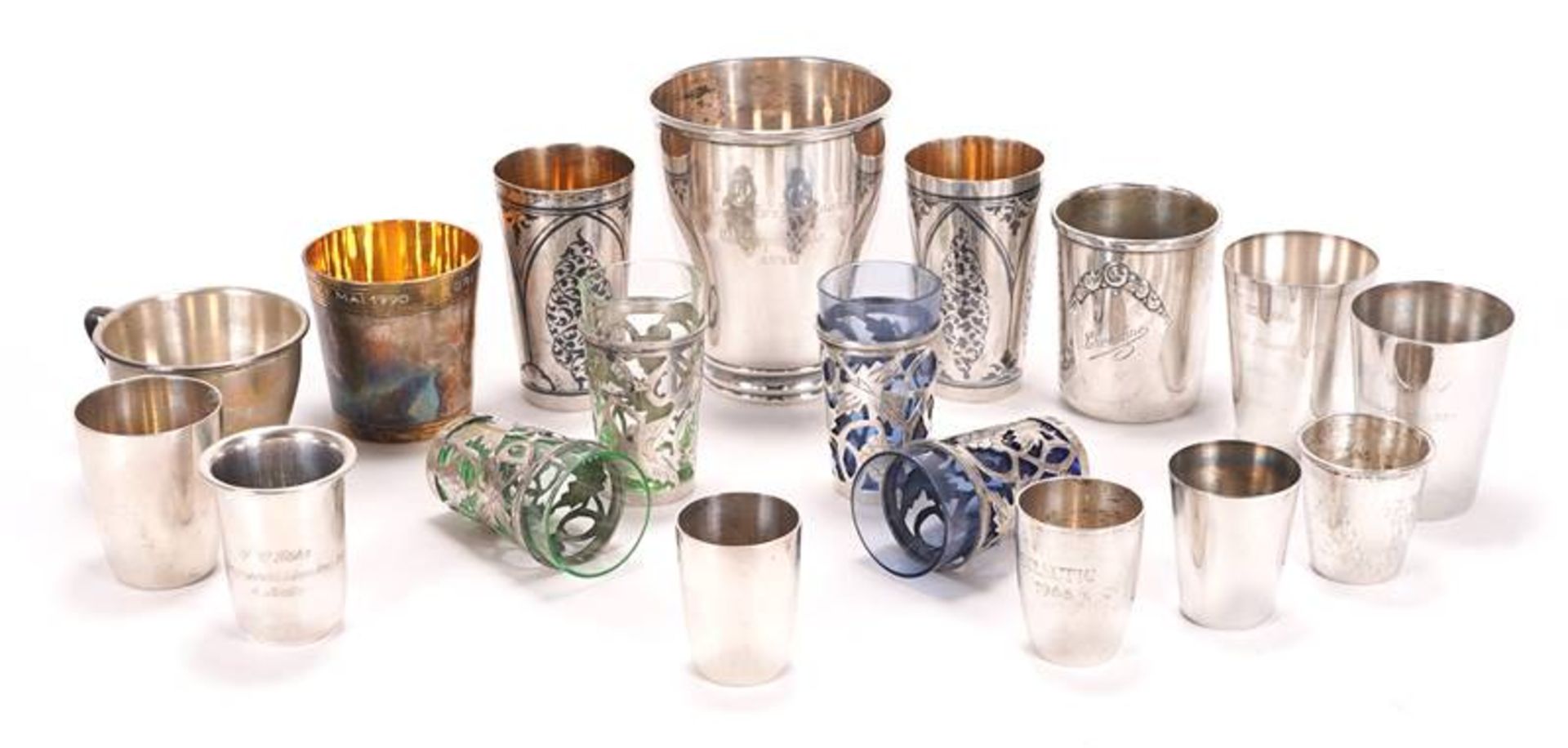 Convolute of silver cups - Image 2 of 5