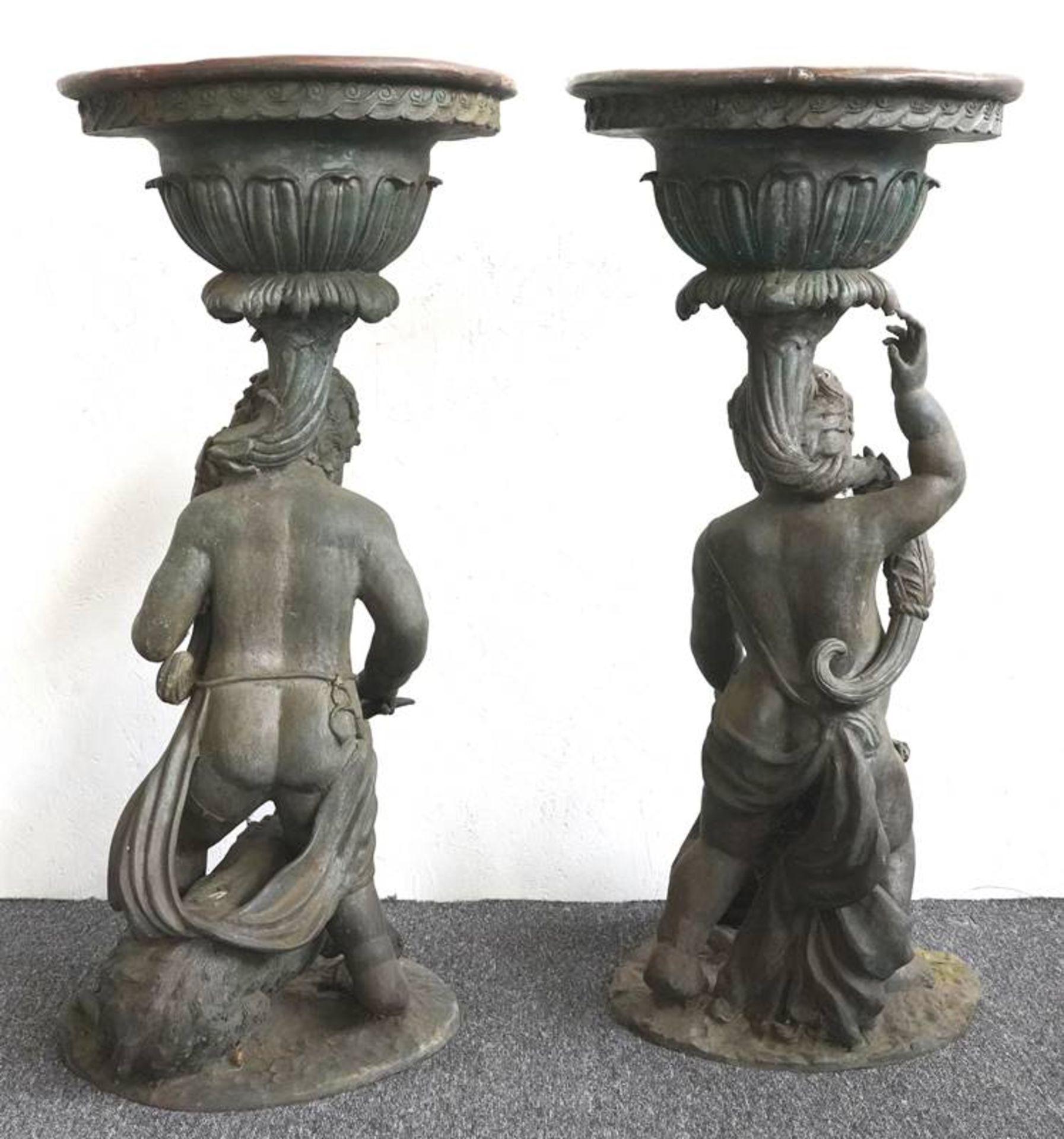 Pair of park figures - Image 8 of 8