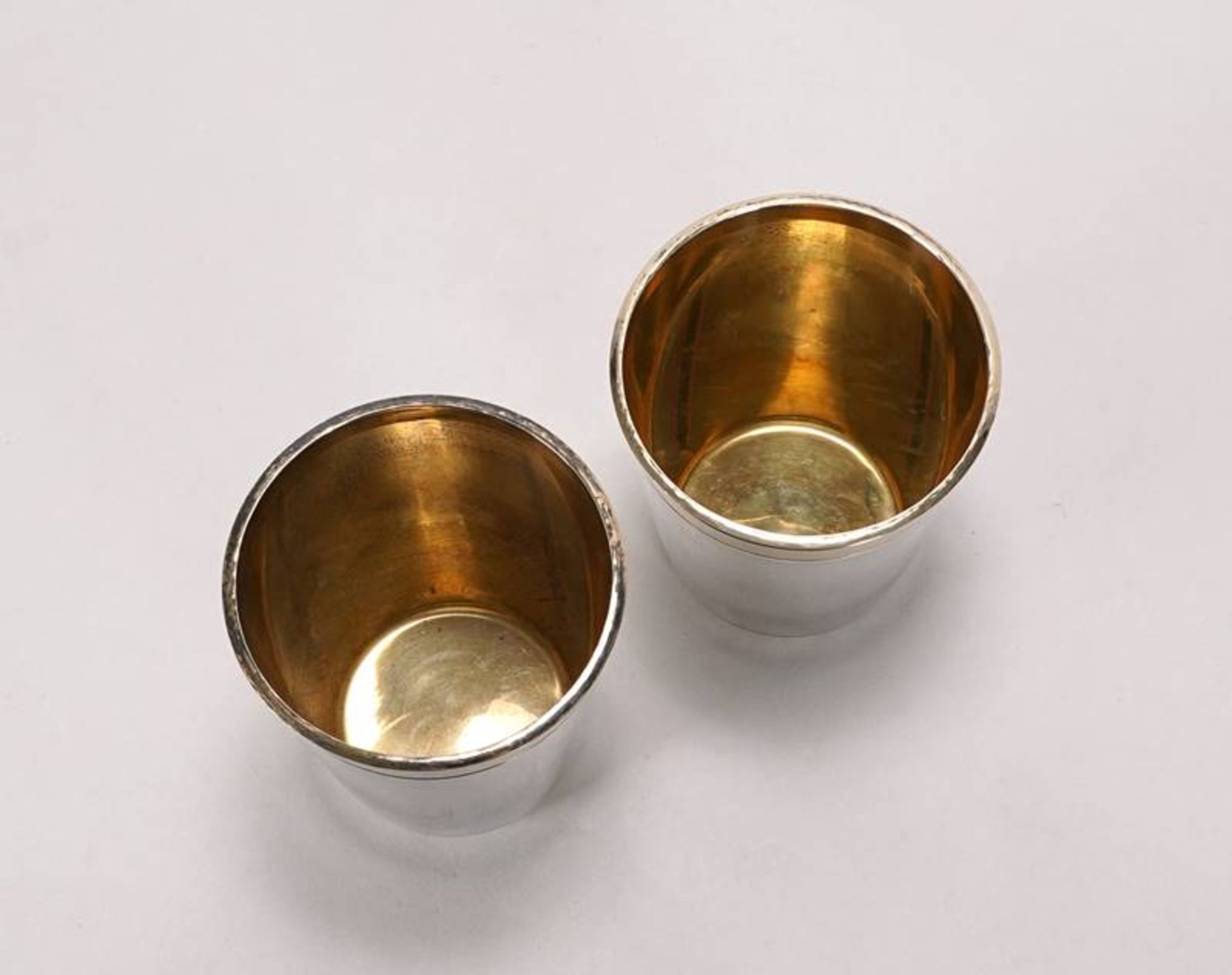 Pair of silver cups - Image 3 of 5