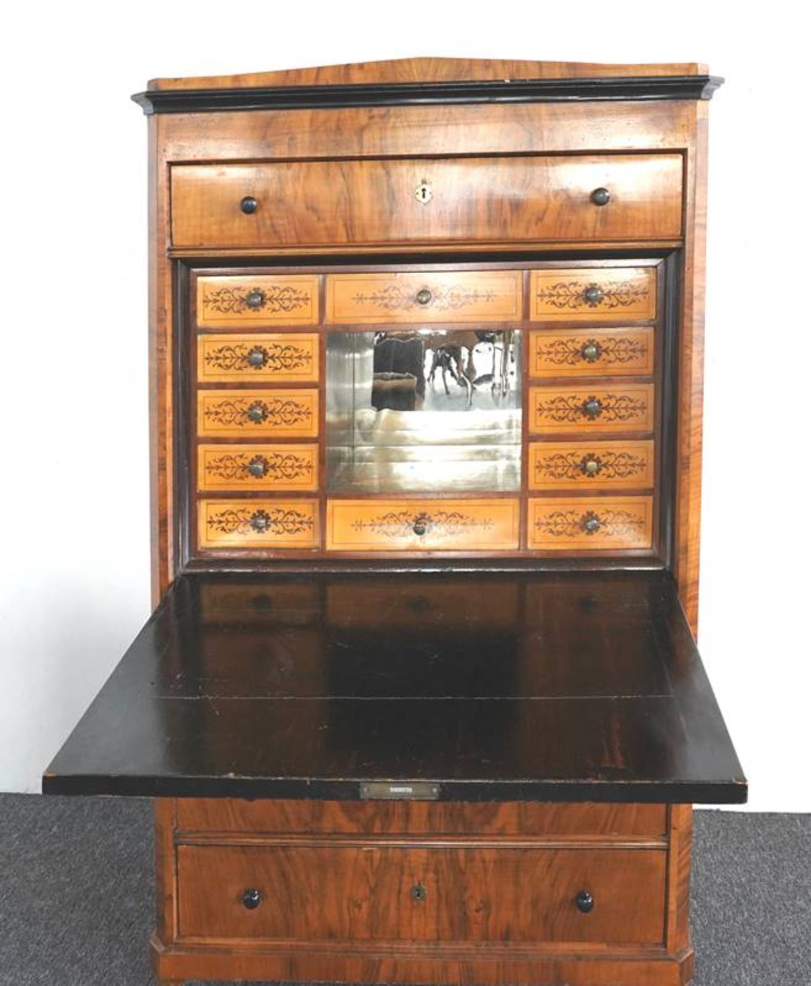 Biedermeier Sekretär - Bild 2 aus 7