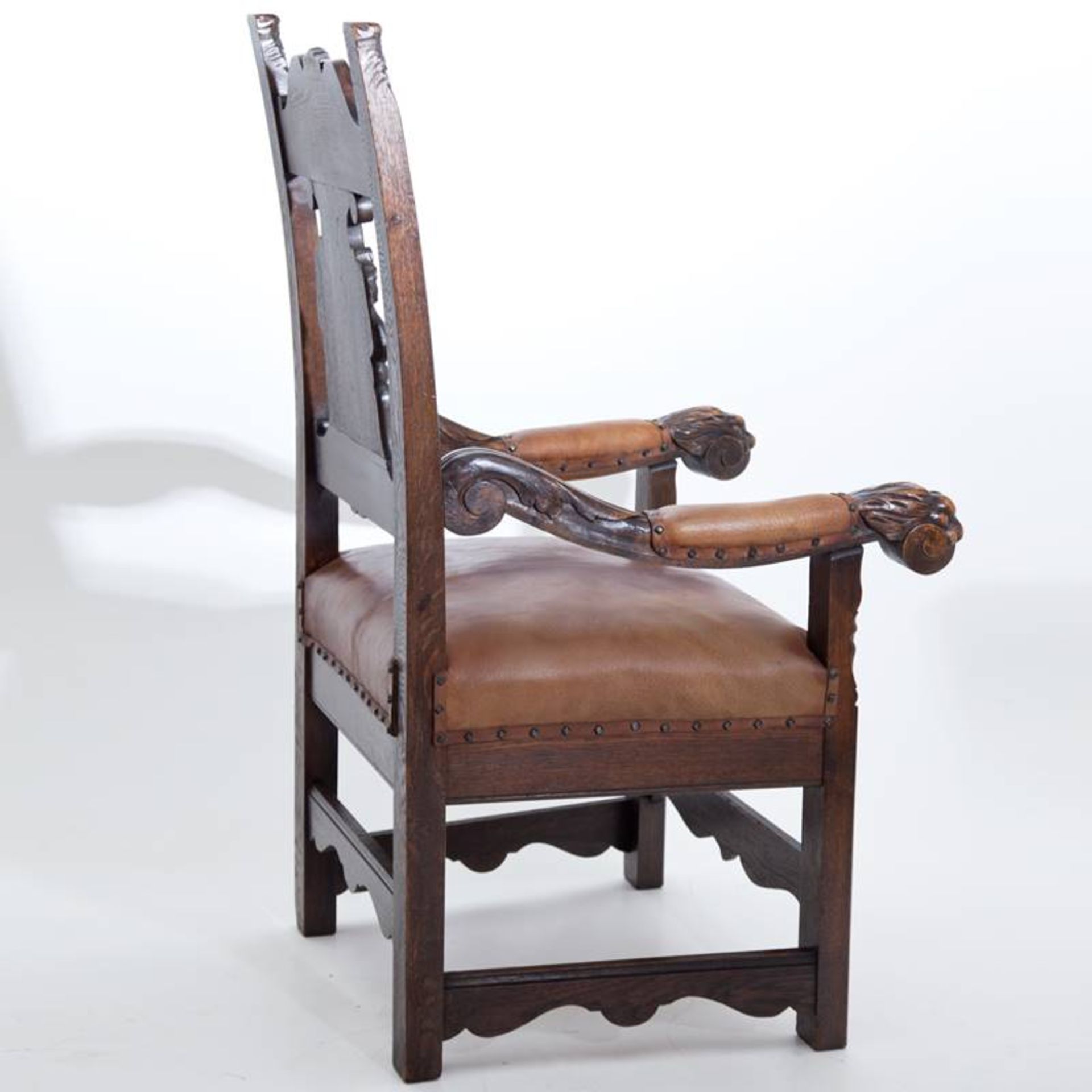 Renaissance Stil Armlehnstuhl - Bild 2 aus 11