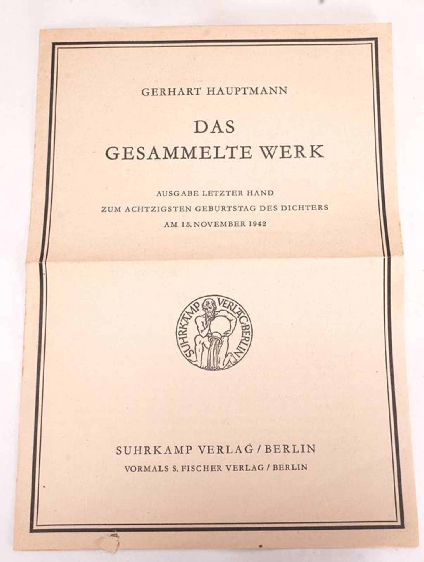 Hauptmann, Gerhart - Image 2 of 7