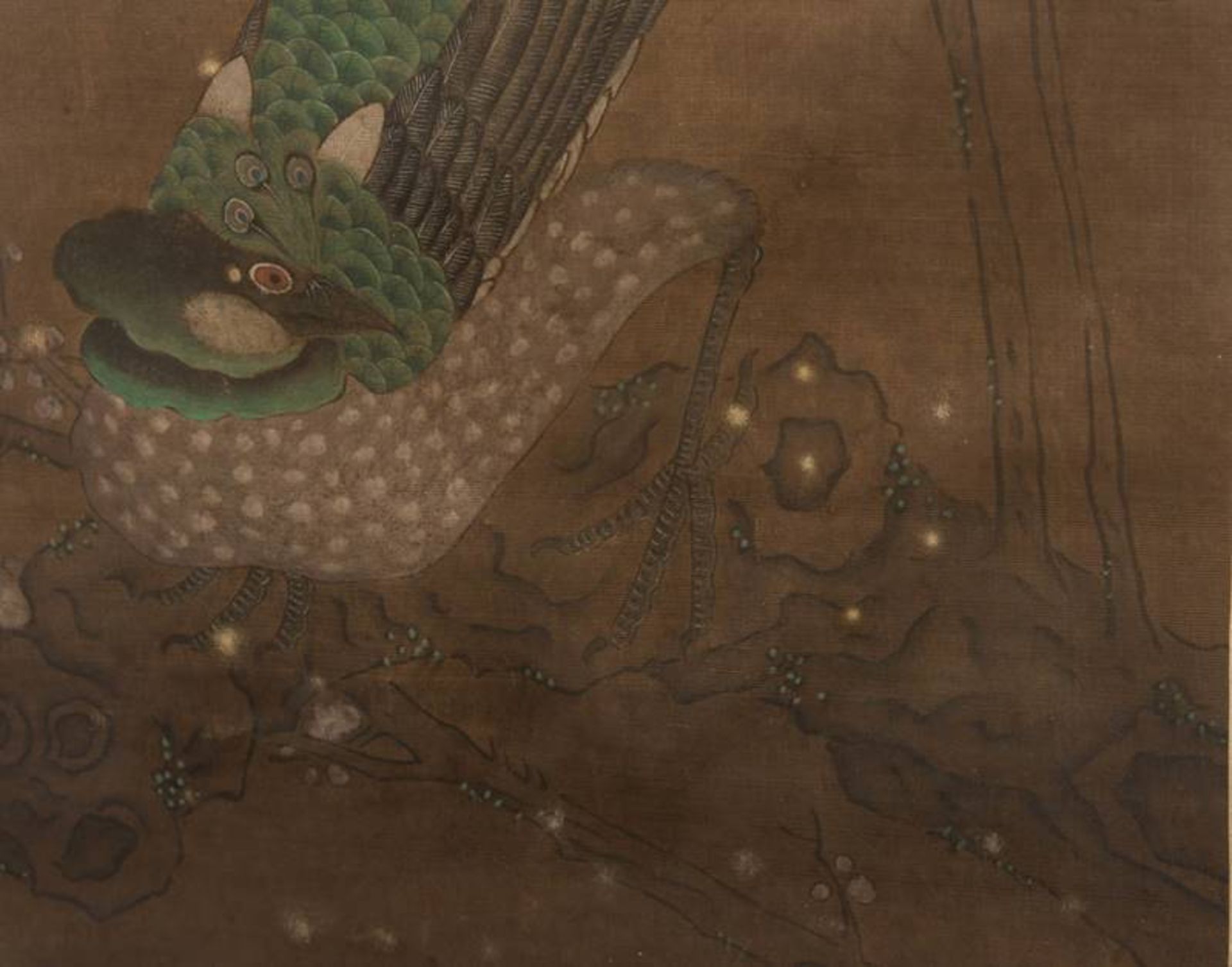 Japanese scroll painting - Image 4 of 9