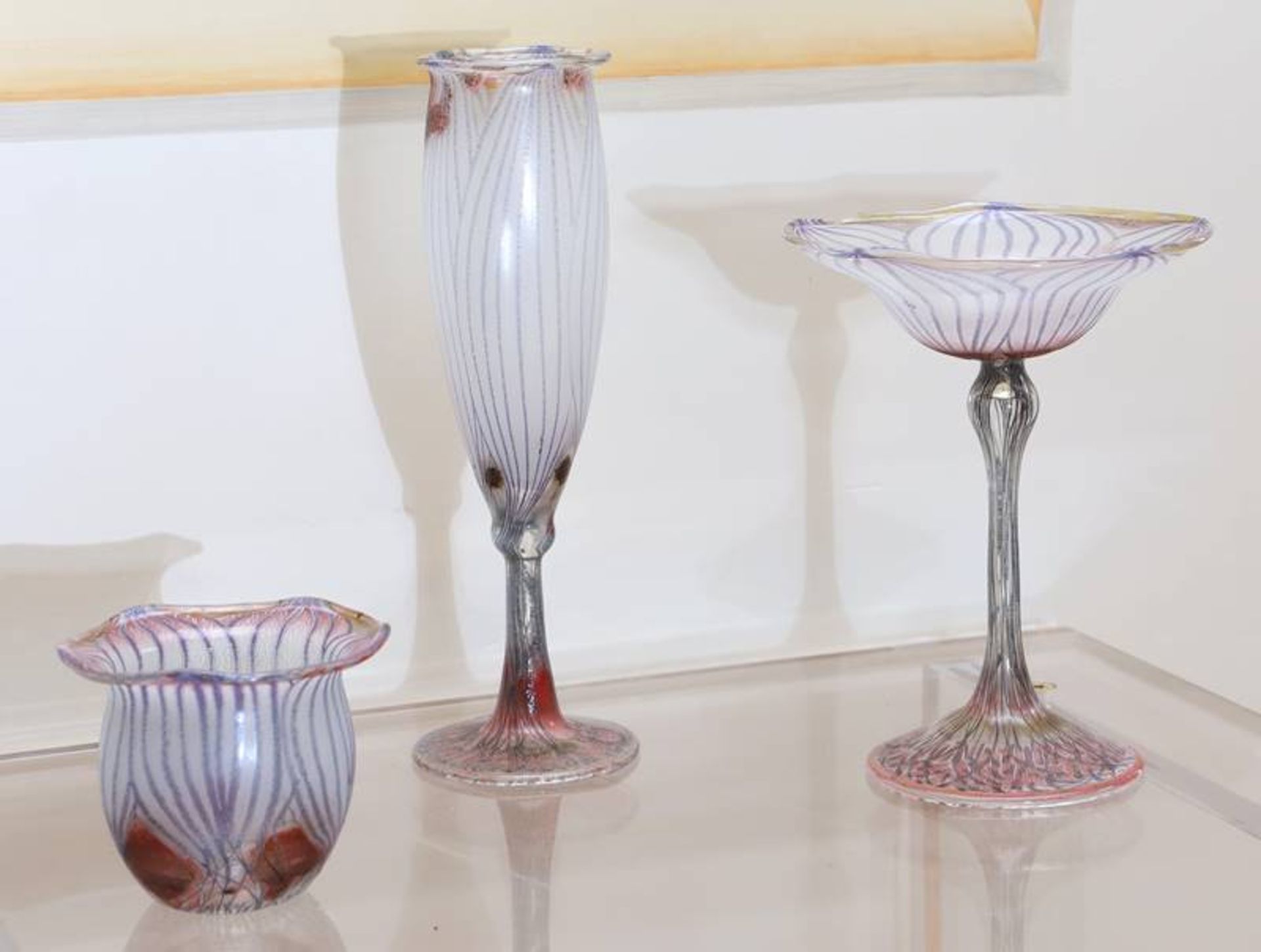 Three art nouveau glasses - Image 2 of 5