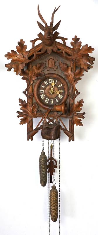 Hunting cuckoo clock - Image 2 of 7