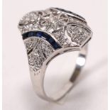 Art-Deco Diamantring